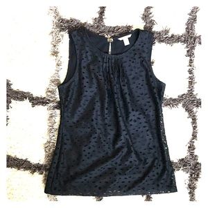 Banana Republic Sleeveless eyelet top